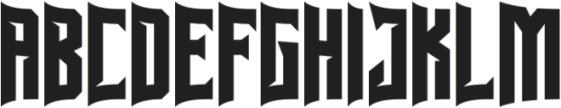 Grandover otf (400) Font UPPERCASE