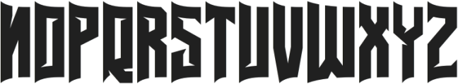 Grandover otf (400) Font UPPERCASE