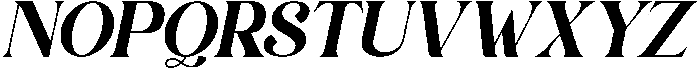 Grandyna Italic otf (400) Font UPPERCASE