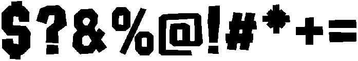Granite Regular otf (400) Font OTHER CHARS