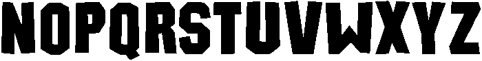 Granite Regular otf (400) Font LOWERCASE