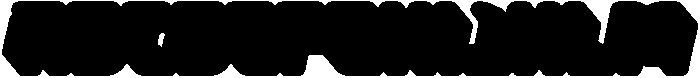 Granix Extrude otf (400) Font UPPERCASE