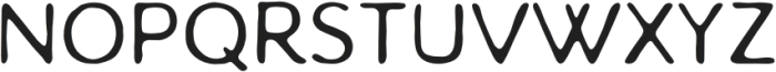 Granmile Regular otf (400) Font UPPERCASE