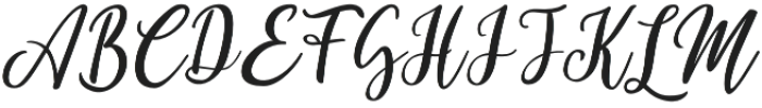 Granotta Regular Italic otf (400) Font UPPERCASE