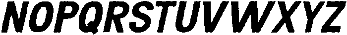 Grant Sinclair Sans Italic otf (400) Font UPPERCASE
