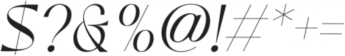 Grapevine Italic otf (400) Font OTHER CHARS