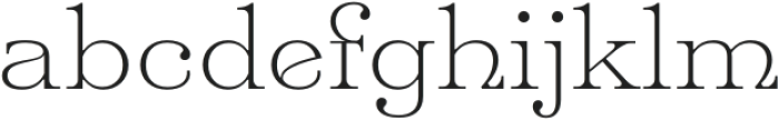 Grappa Two ExtraLight otf (200) Font LOWERCASE