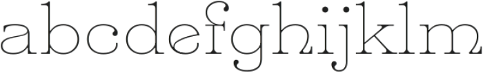 Grappa Two Variable Thin ttf (100) Font LOWERCASE