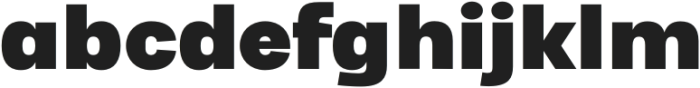 Gras Extra Bold otf (700) Font LOWERCASE