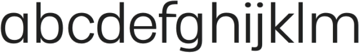 Gras Extra Light otf (200) Font LOWERCASE