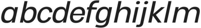 Gras Light Oblique otf (300) Font LOWERCASE