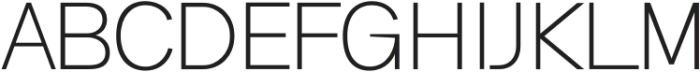 Gras Thin otf (100) Font UPPERCASE