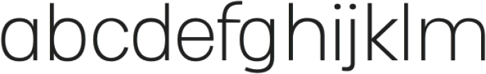 Gras Thin otf (100) Font LOWERCASE