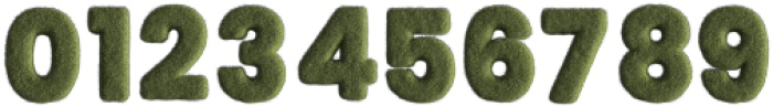 Grass Green 6 Regular otf (400) Font OTHER CHARS