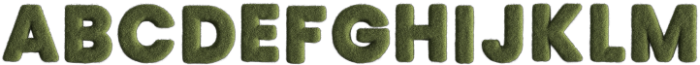 Grass Green 6 Regular otf (400) Font UPPERCASE