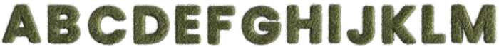 Grass Green 7 Regular otf (400) Font UPPERCASE