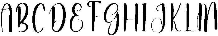 Grateful Regular otf (400) Font UPPERCASE
