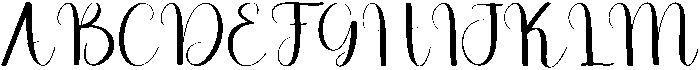 Grateful Regular otf (400) Font UPPERCASE