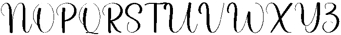 Grateful Regular otf (400) Font UPPERCASE