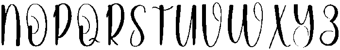 Grateful Regular otf (400) Font UPPERCASE