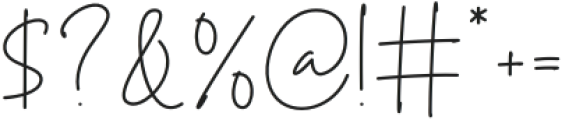 Grateful Signature otf (400) Font OTHER CHARS