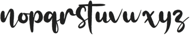 Grateisy otf (400) Font LOWERCASE