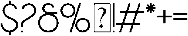 Gravdeco otf (400) Font OTHER CHARS