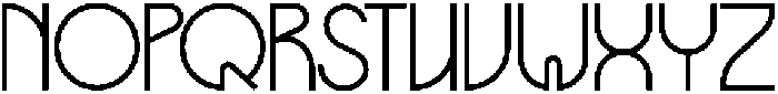 Gravdeco otf (400) Font LOWERCASE