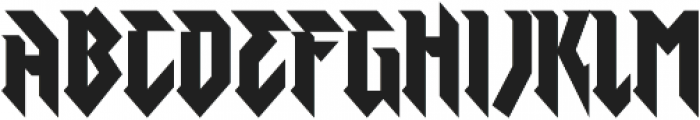 Graveblade Regular otf (400) Font LOWERCASE