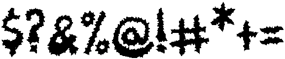 Gravebound otf (400) Font OTHER CHARS