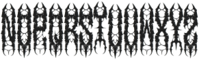 Graven Metal Font otf (400) Font LOWERCASE