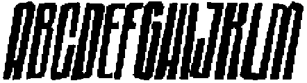 Gravenreach Italic otf (400) Font UPPERCASE
