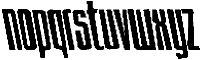 Gravenreach Oblique otf (400) Font LOWERCASE