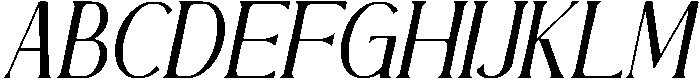 Graventis Italic otf (400) Font UPPERCASE