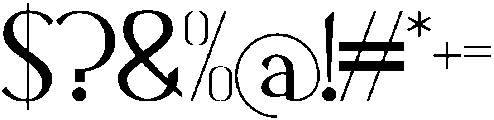 Graventis otf (400) Font OTHER CHARS