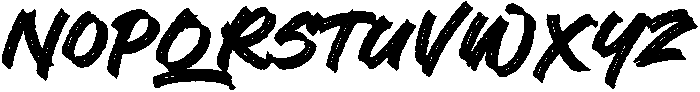 Gravité Libre otf (400) Font LOWERCASE
