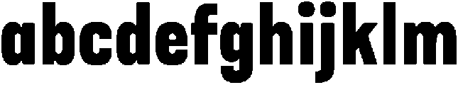 Gravité Regular otf (400) Font LOWERCASE