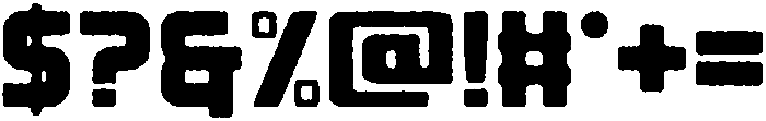 Gravita Regular otf (400) Font OTHER CHARS