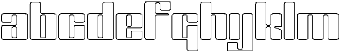 Gravitor Outline Regular otf (400) FONT