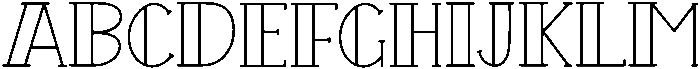 Gravity Regular otf (400) Font UPPERCASE