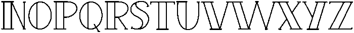 Gravity Regular otf (400) Font UPPERCASE