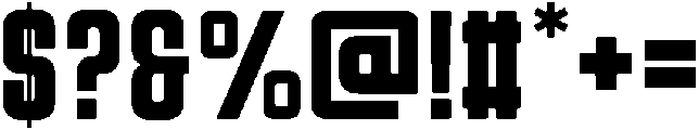 Gravity Regular otf (400) Font OTHER CHARS