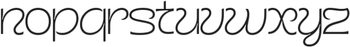Gravity Shift Thin otf (100) Font LOWERCASE
