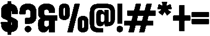 Gravix Regular otf (400) Font OTHER CHARS