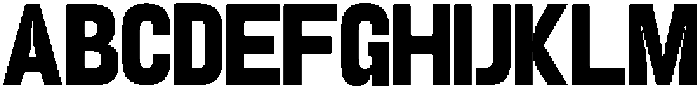 Gravix Regular otf (400) Font UPPERCASE