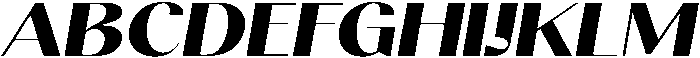 Gravontis Black Expanded Italic otf (900) Font UPPERCASE