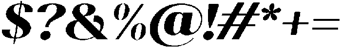 Gravontis Black Semi Expanded Italic otf (900) Font OTHER CHARS