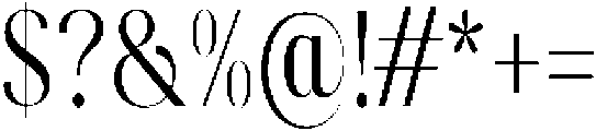 Gravontis Condensed otf (400) Font OTHER CHARS