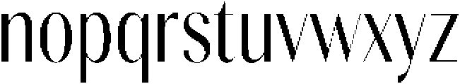 Gravontis Condensed otf (400) Font LOWERCASE