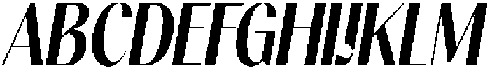 Gravontis Extra Bold Condensed Italic otf (700) Font UPPERCASE